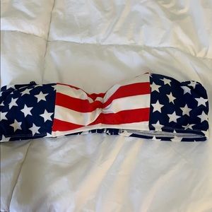 american flag bikini top